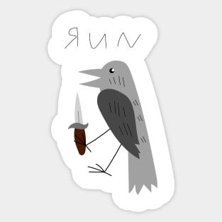 crow Sticker